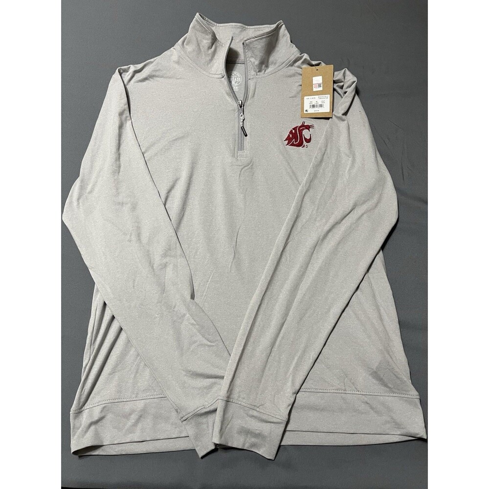NCAA Washington State Cougars Men's 1/4 Zipped Pullover - S